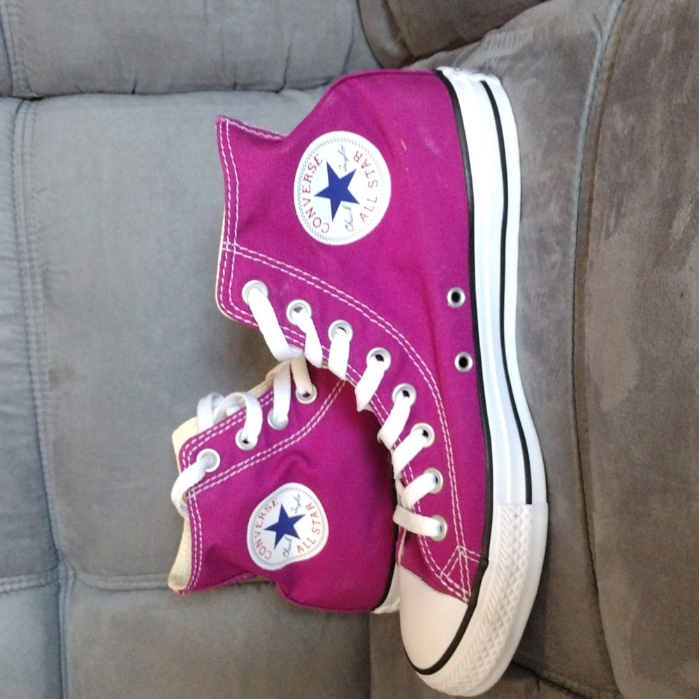 Converse Pink High Tops B3